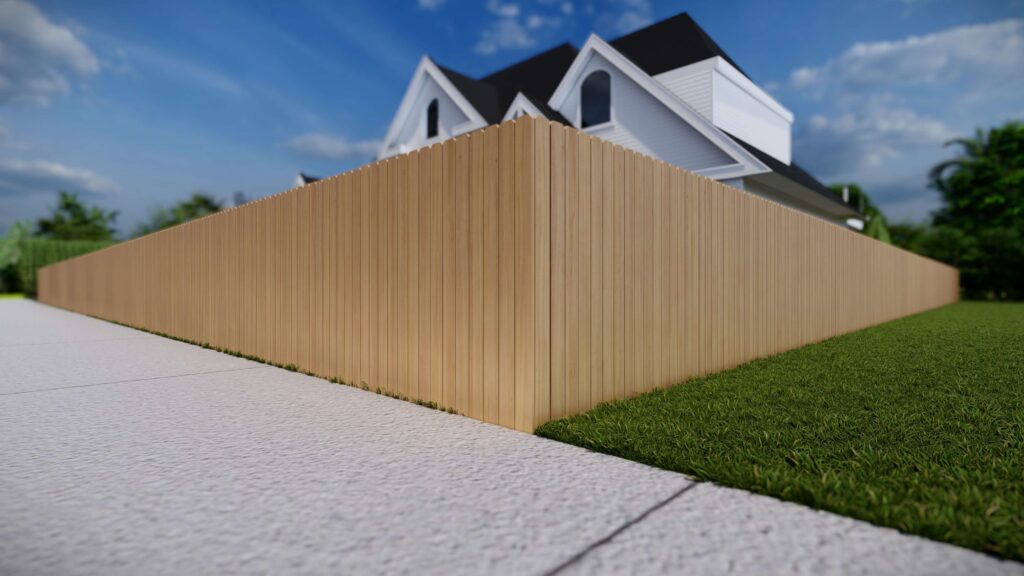 Wood Privacy dogear japanese cedar 6_h-close