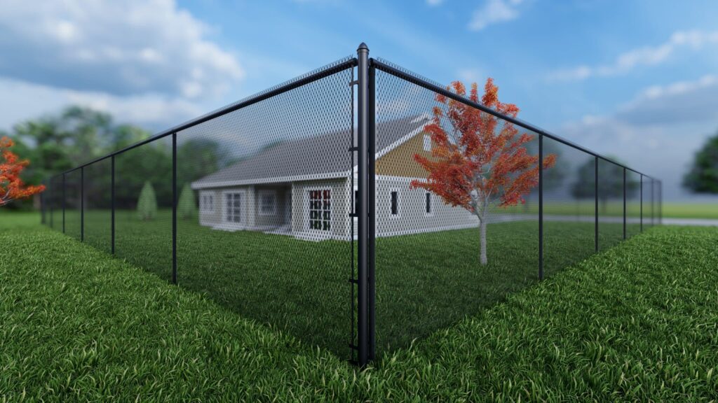 Chain link residential close in East Greenwich, RI