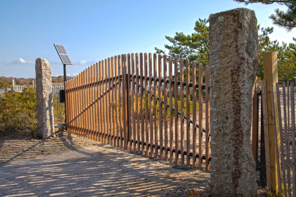 Gansett gate in Middletown, RI